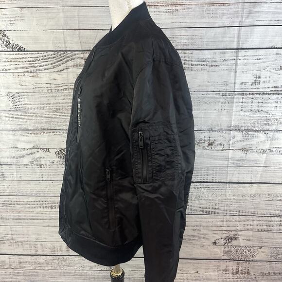 Mens Express Yourself Reversible Full Zip Jacket Coat XL 16 Black Yellow VO4EXP - Picture 11 of 12